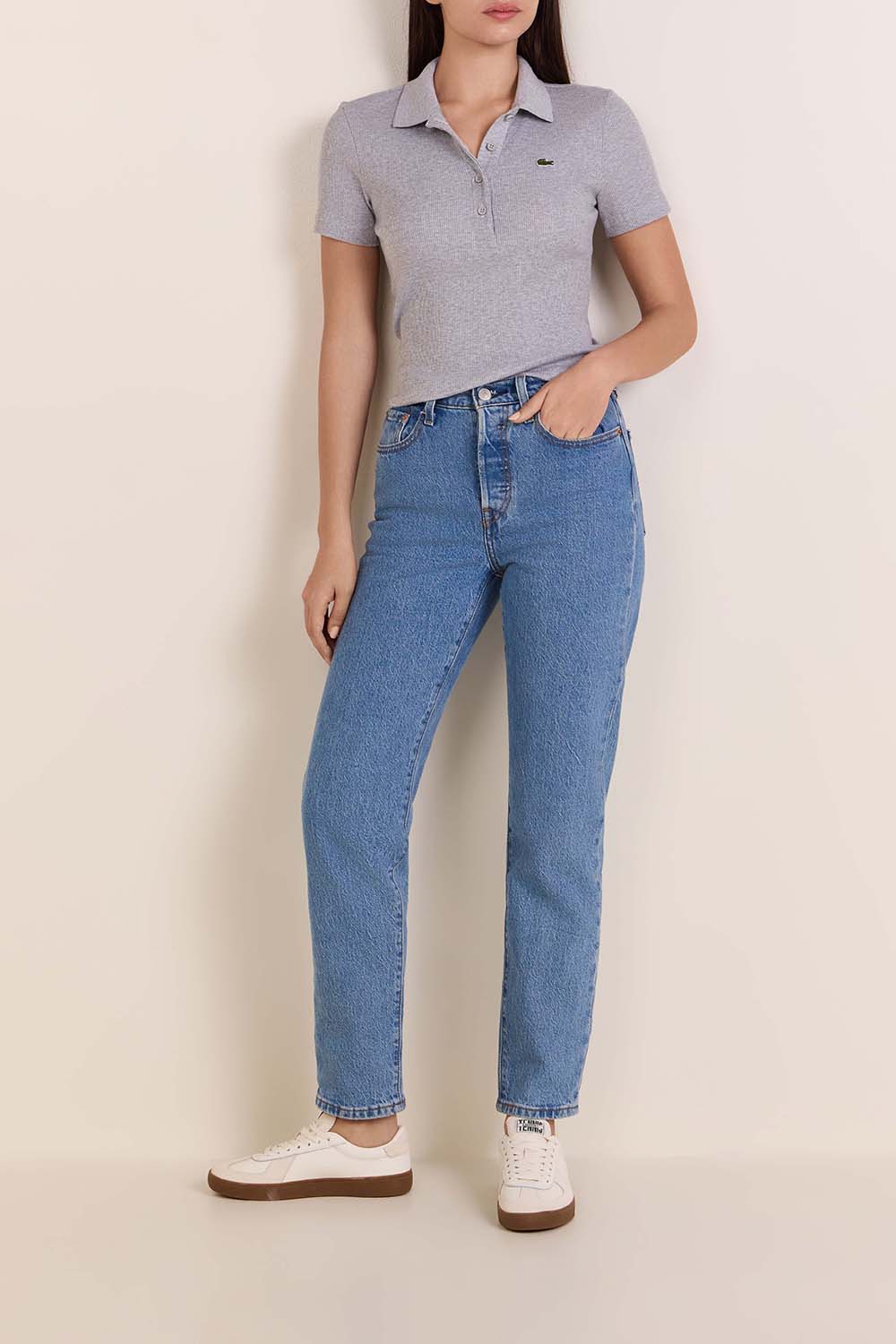 חולצת פולו L 12 D סלים פיט